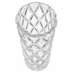 Vaso de Vidro 30x12,5cm Adely Decor